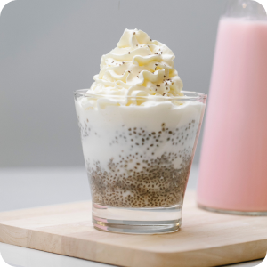 Vanilla Chia Pea Protein Shake Vanilla Chia Pea Protein Shake